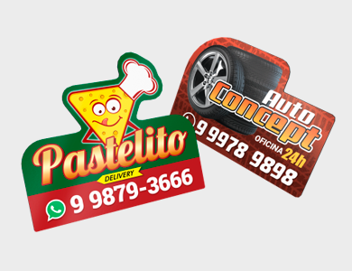 Ímã de Geladeira com Faca Personalizada Supremo 4x5cm - 4x0 - 500 unid